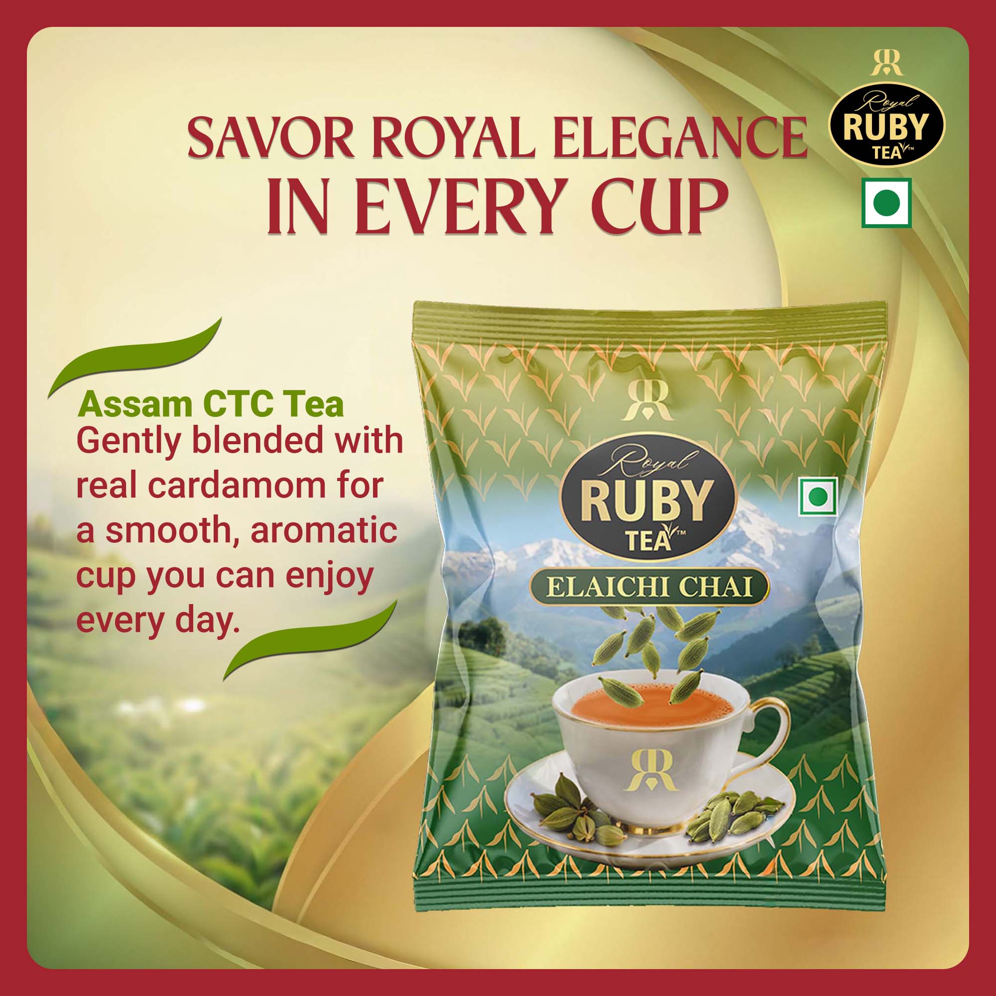 Royal Ruby Elaichi Tea 250g Pouch